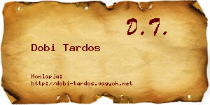 Dobi Tardos névjegykártya